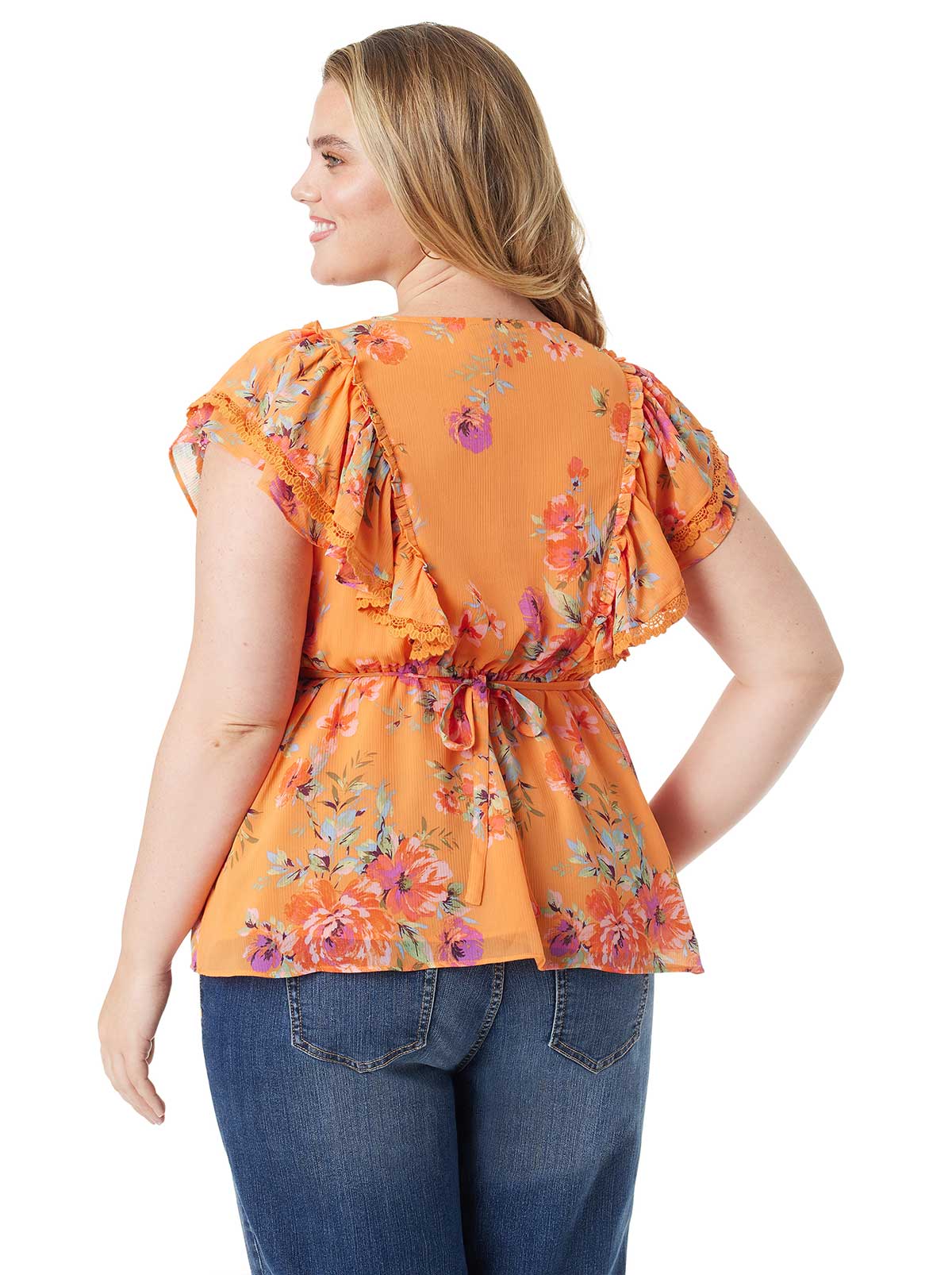 Jessica Simpson Recommended - Nori Top in Watercolor Roses