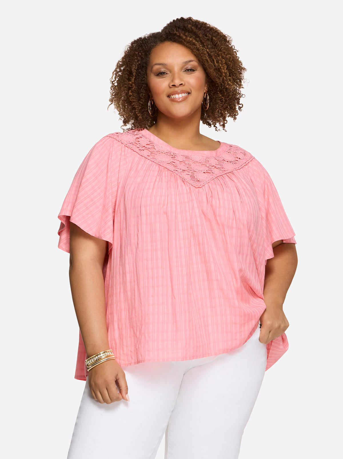 Jessica Simpson Popular - Eloise Blouse in Peony