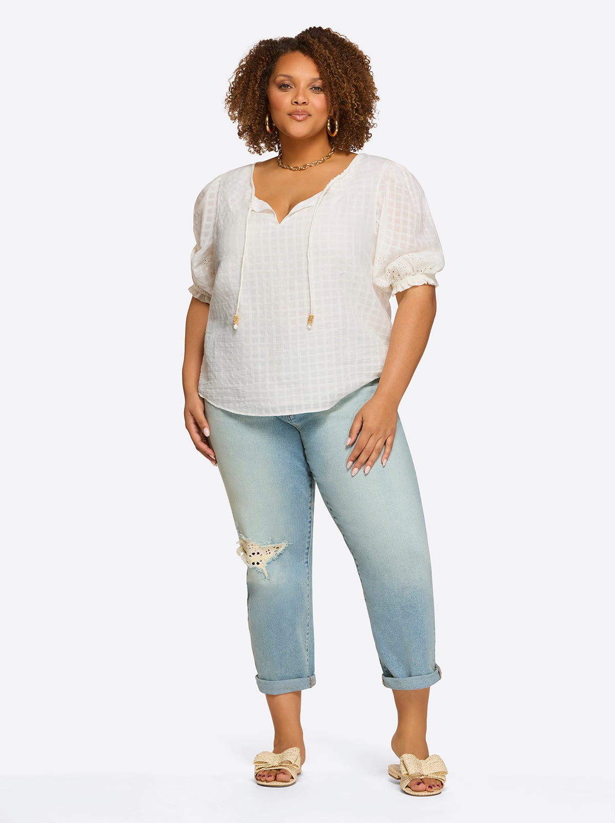 Jessica Simpson Trending - Sibyl Top in Gardenia