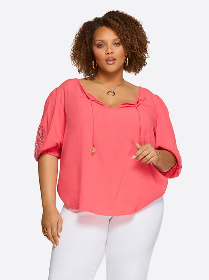 Jessica Simpson Recommended - Sibyl Top in Rose Of Sharon