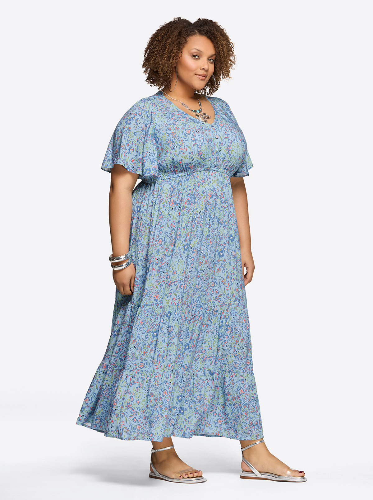 Jessica Simpson Popular - Naomi Dress in Decorative Blossoms