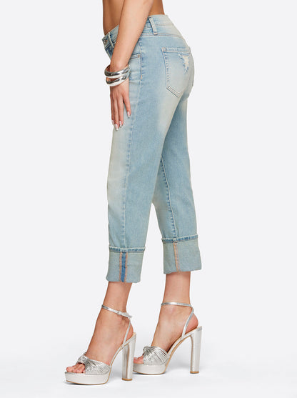 Jessica Simpson Exclusive - Mika Best Friend Slouchy Skinny in Sightseeing