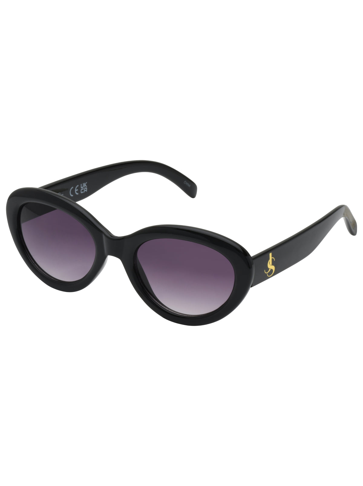 Jessica Simpson Best Seller - Round Cat Eye Sunglasses in Black