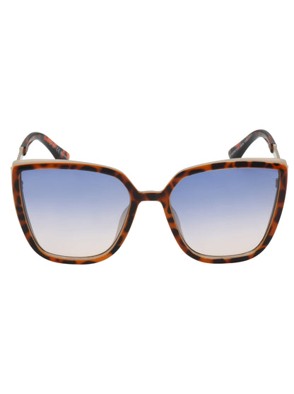 Jessica Simpson Popular - Cat Eye Sunglasses with Metal Temple in Tortoise