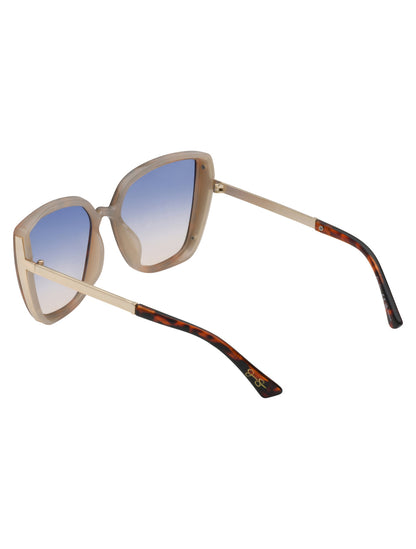 Jessica Simpson Popular - Cat Eye Sunglasses with Metal Temple in Tortoise