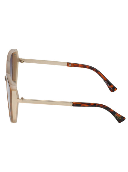 Jessica Simpson Popular - Cat Eye Sunglasses with Metal Temple in Tortoise