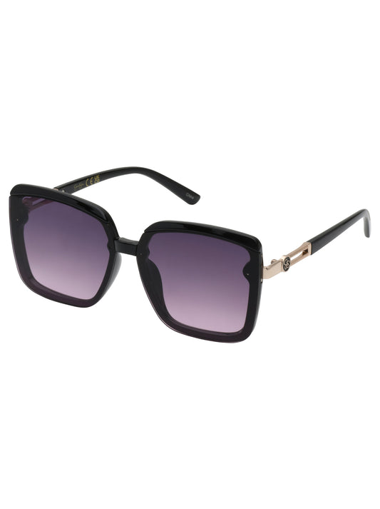 Jessica Simpson Trending - Oversized Fashionable Square Sunglasses in Black
