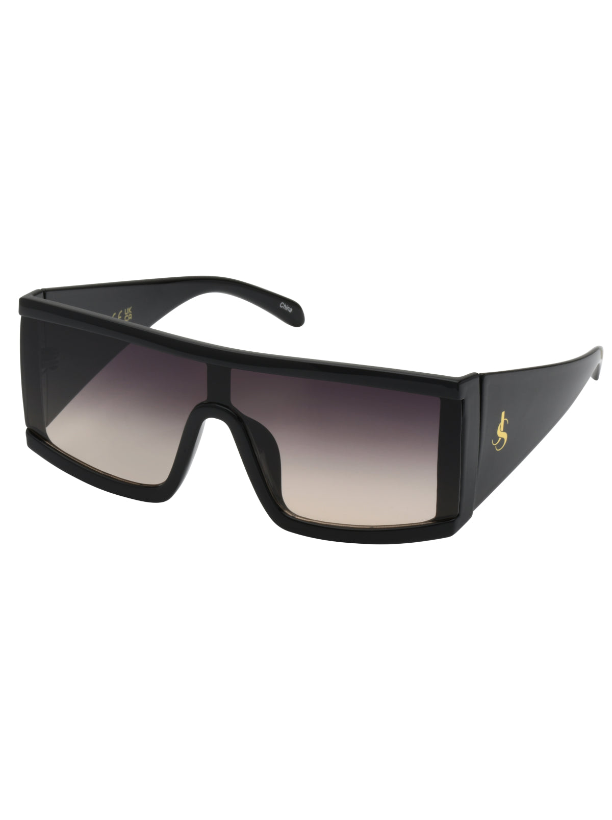 Jessica Simpson Best Seller - Modern Square Shield Sunglasses in Black