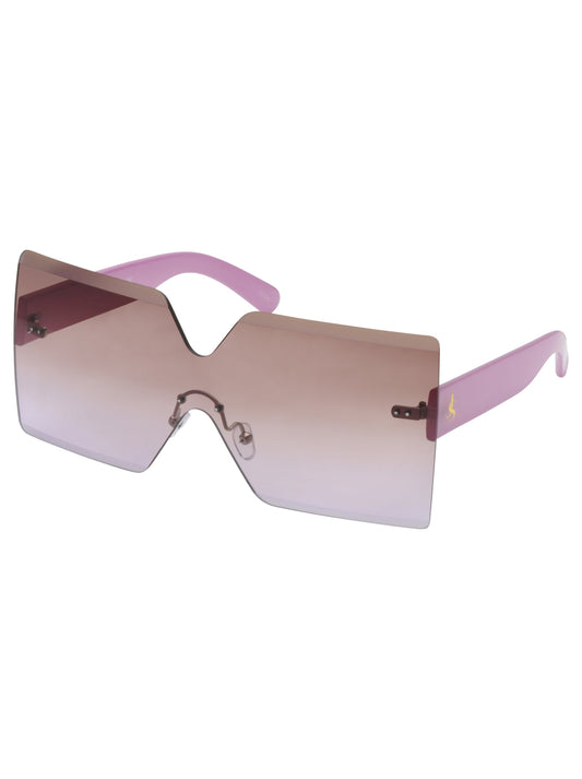 Jessica Simpson Recommended - Frameless Shield Sunglasses in Mauve