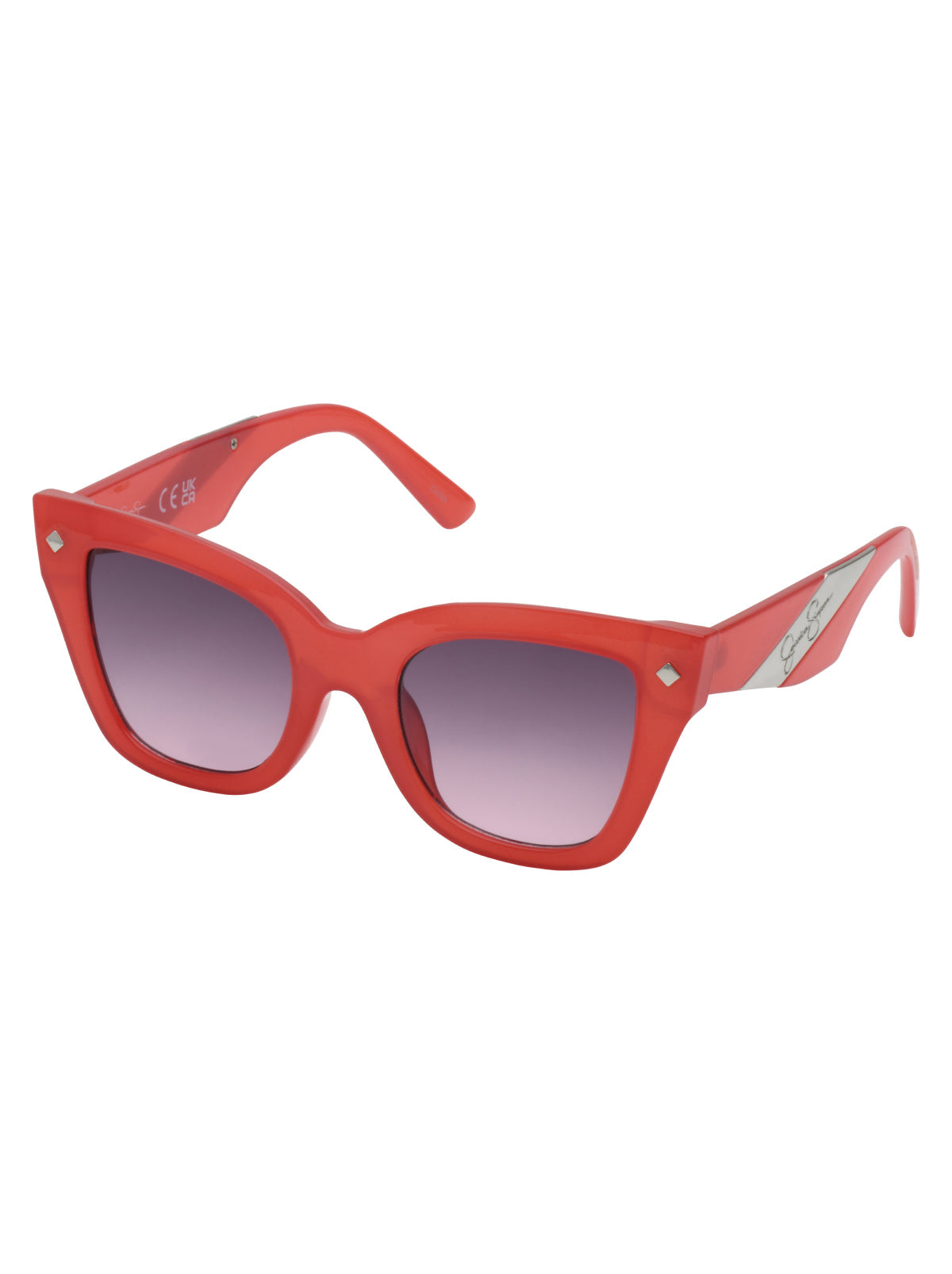 Jessica Simpson Best Seller - Bold Cat Eye Sunglasses in Milky Coral