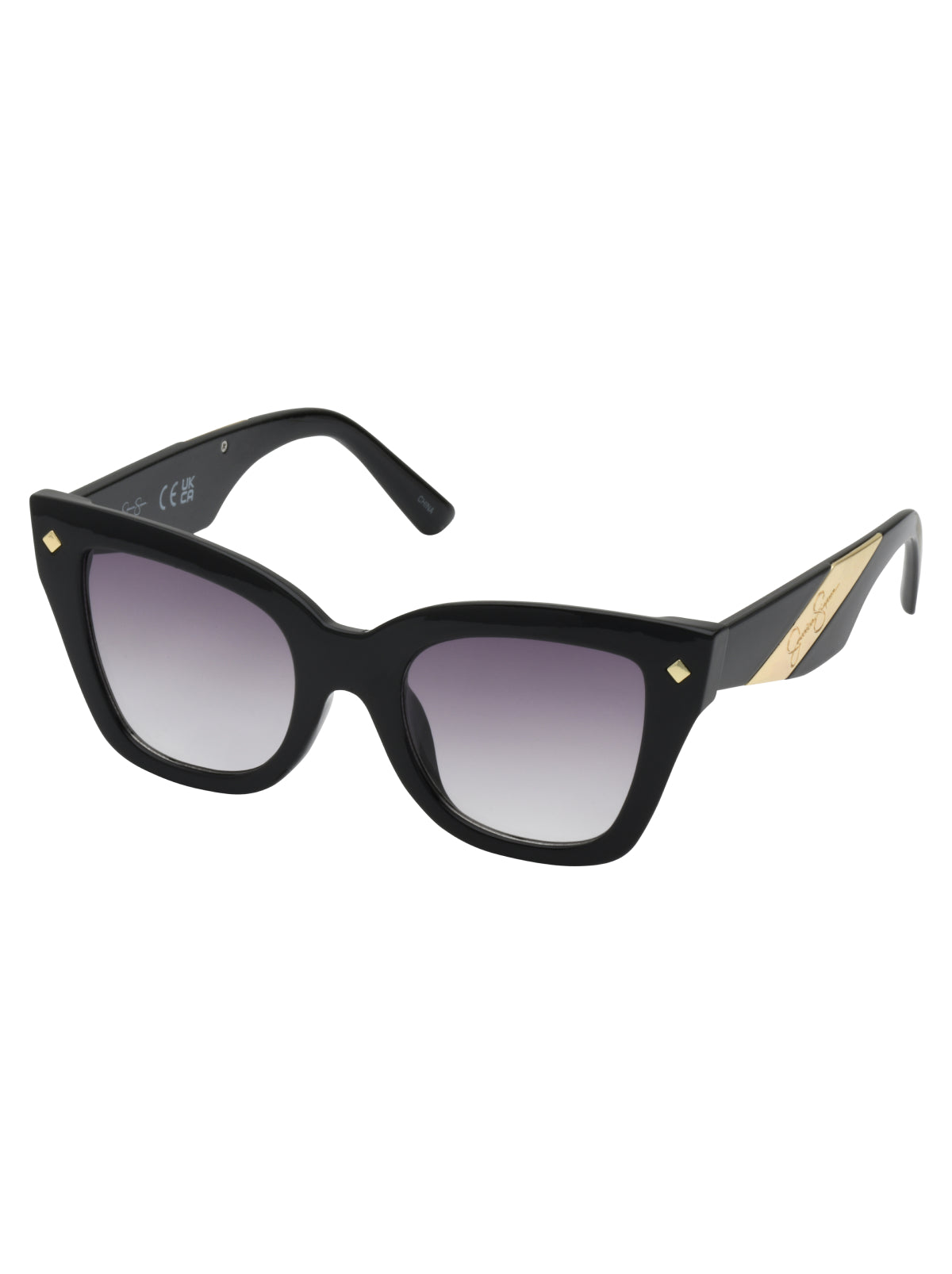 Jessica Simpson Best Seller - Bold Lux Cat Eye Sunglasses in Black