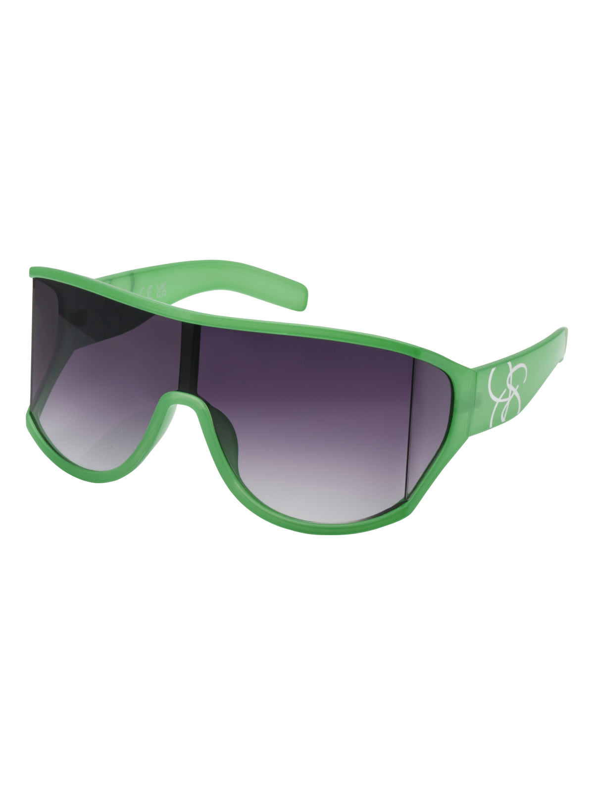Jessica Simpson Popular - Oversized Square Wrap Shield Sunglasses in Green