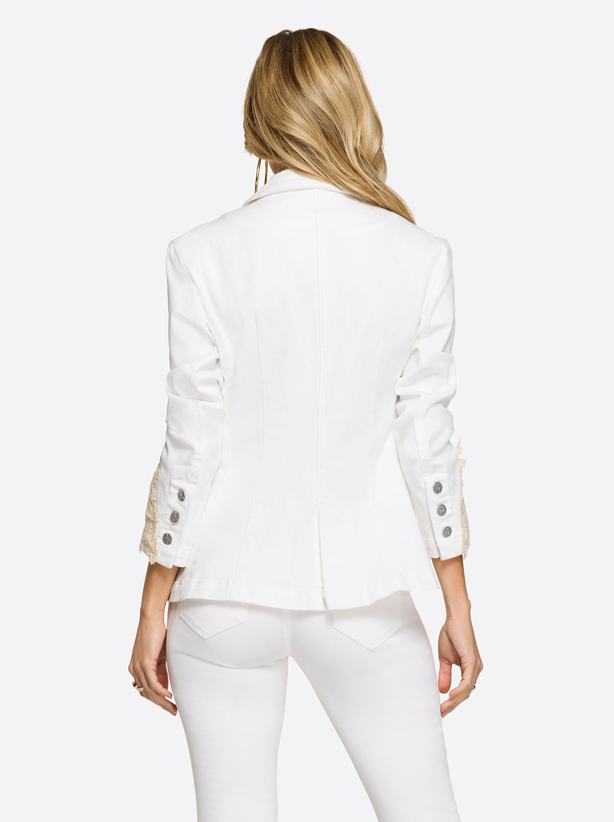 Jessica Simpson Popular - Fitted Blazer in White
