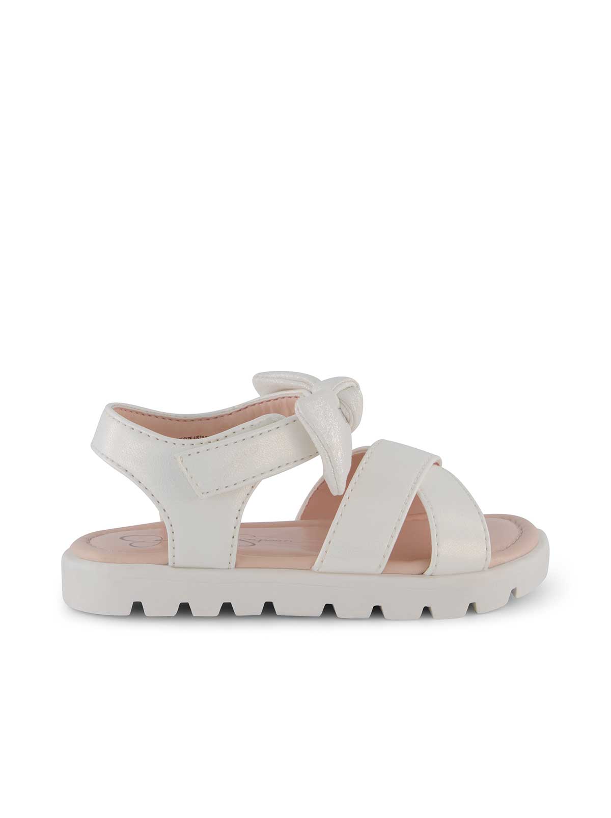 Jessica Simpson Featured - Toddler Tia Cross Sandals in White