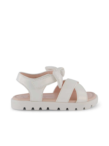 Jessica Simpson Featured - Toddler Tia Cross Sandals in White