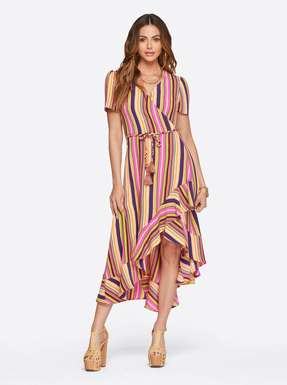 Jessica Simpson Featured - Varsha Wrap Dress in Rose Violet