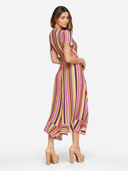 Jessica Simpson Featured - Varsha Wrap Dress in Rose Violet