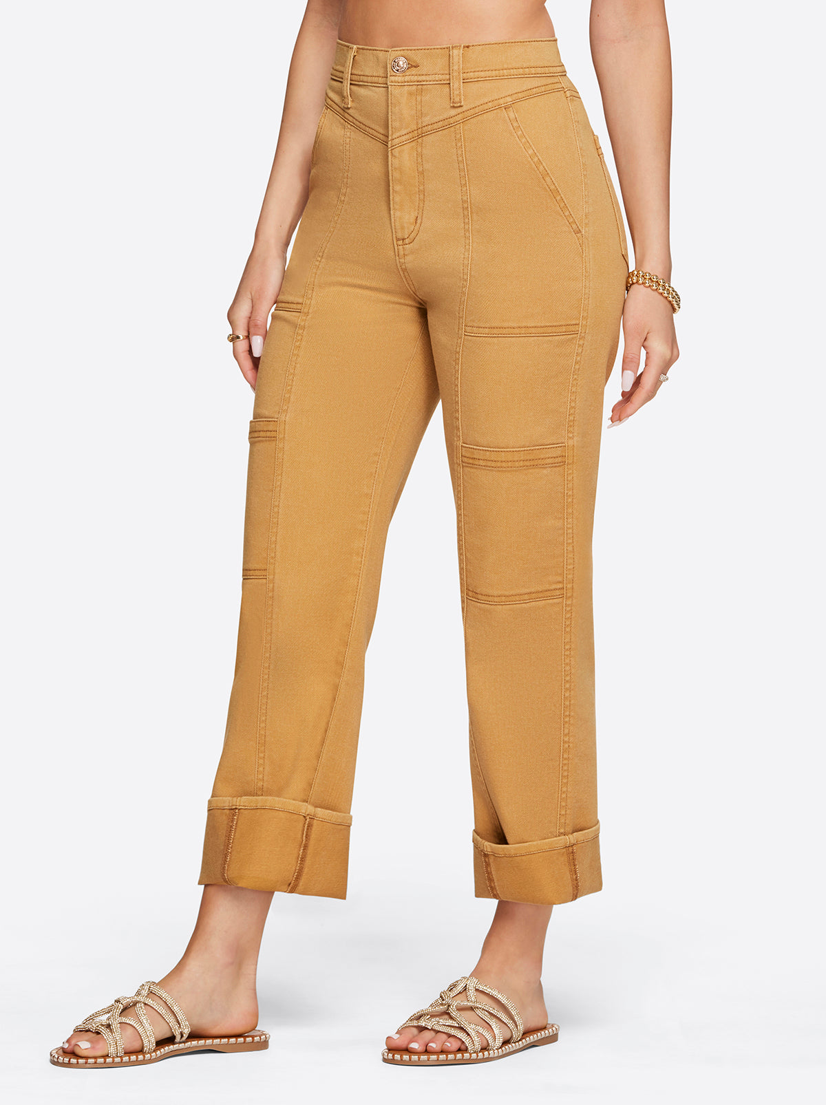 Jessica Simpson Exclusive - Straight Cargo Ankle in Bone Brown