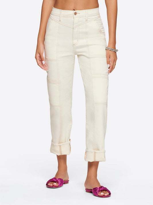 Jessica Simpson Featured - Straight Cargo Ankle in Ecru