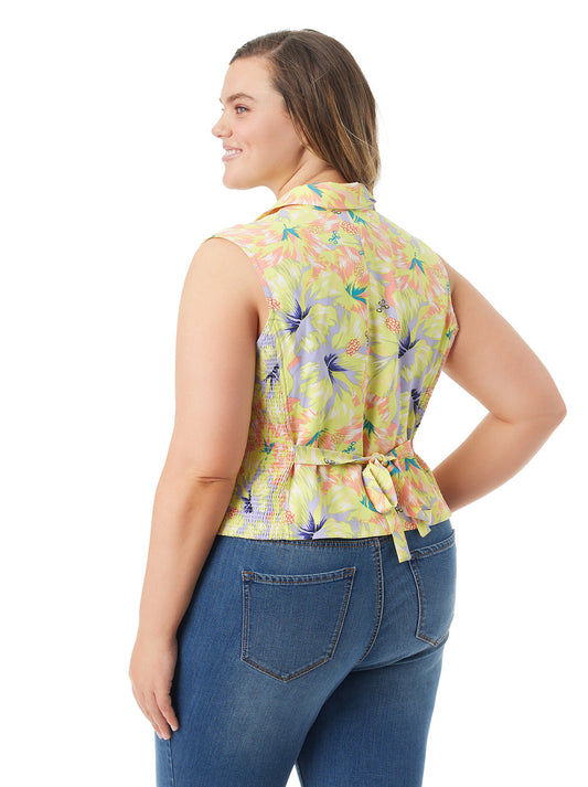 Jessica Simpson Best Seller - Embla Vest in Candy Hibiscus