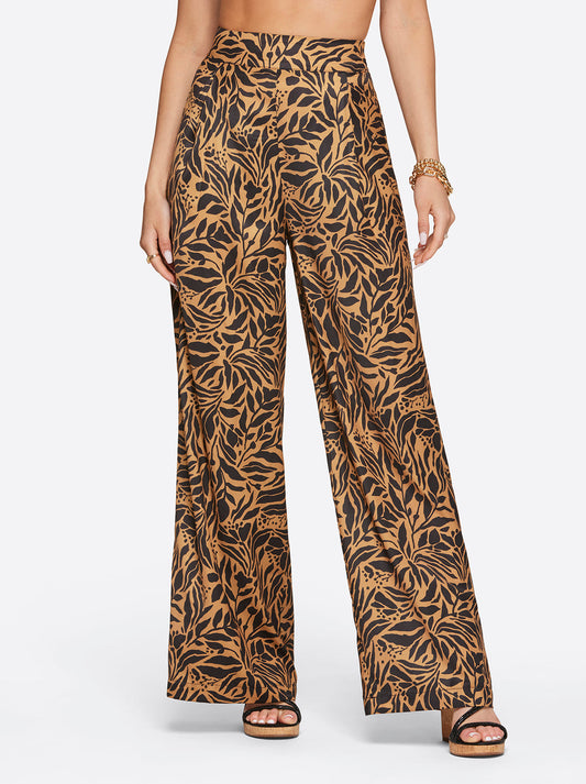 Jessica Simpson Recommended - Winnie Wide Leg Pants in Zebra Floral