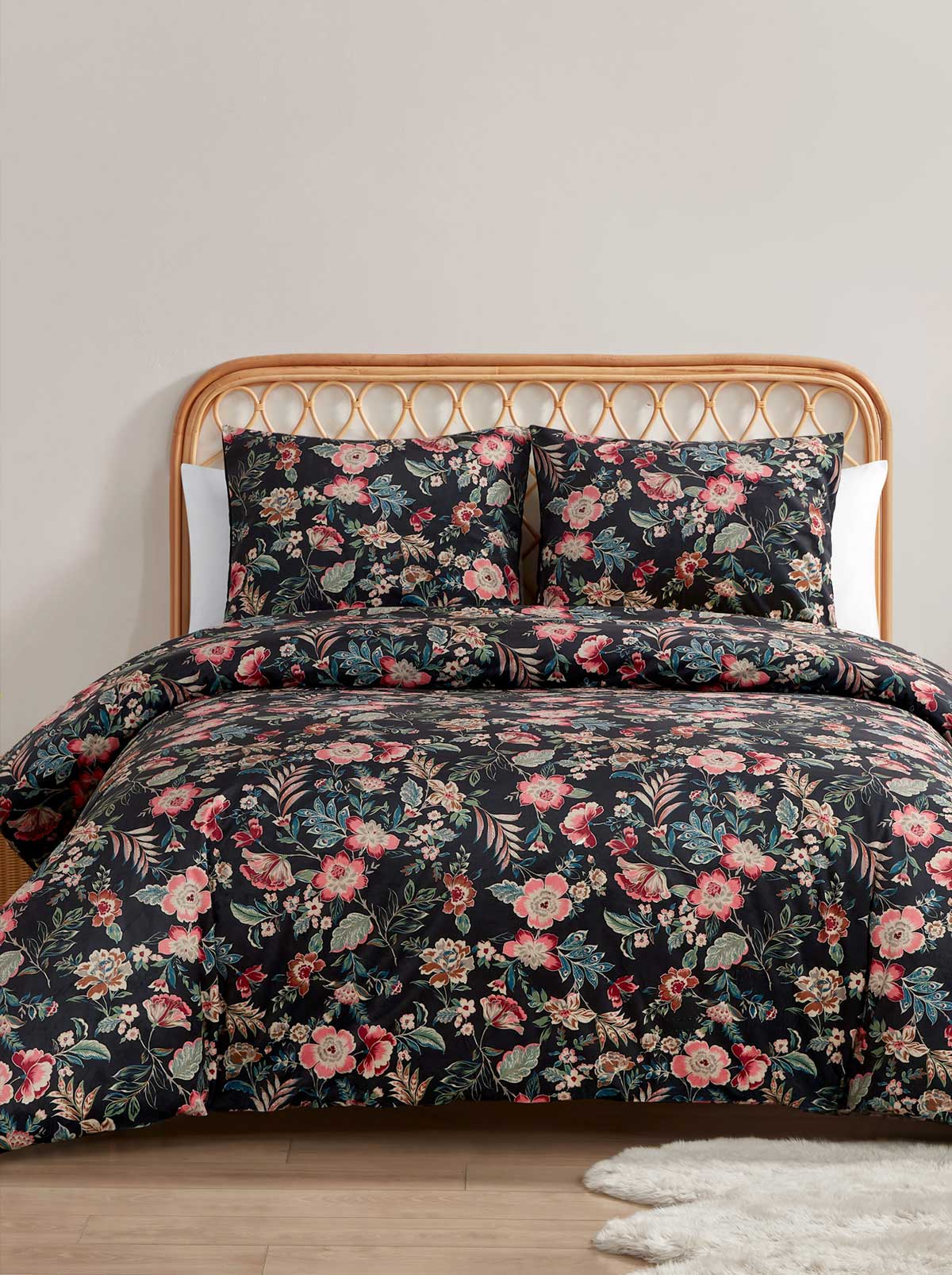 Jessica Simpson Popular - Arcadian Blooms Velvet Duvet Cover  Set