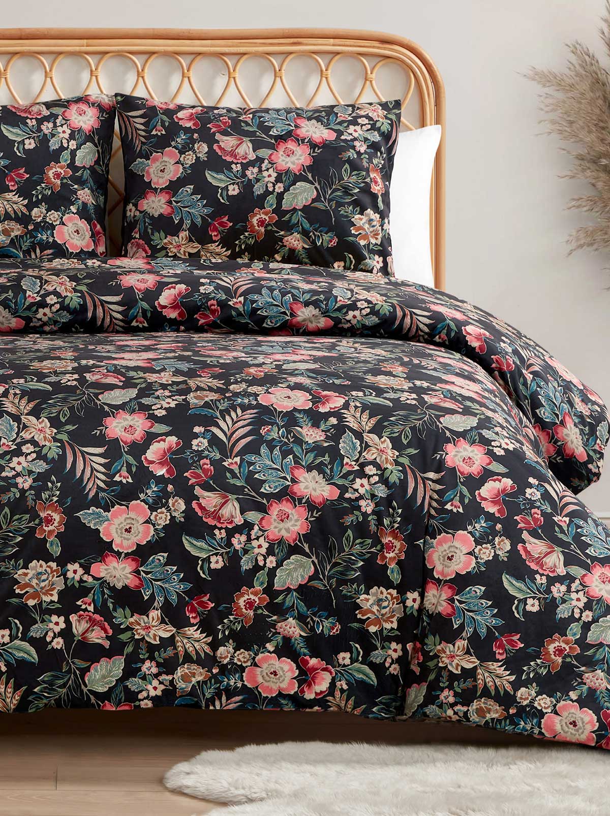 Jessica Simpson Popular - Arcadian Blooms Velvet Duvet Cover  Set