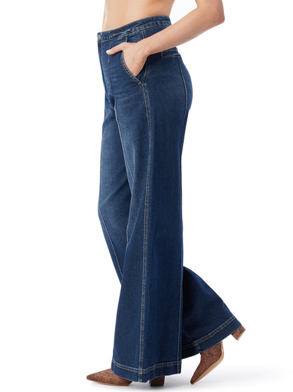 Jessica Simpson Recommended - Spirit Super Wide Leg Jean in Soul Mate