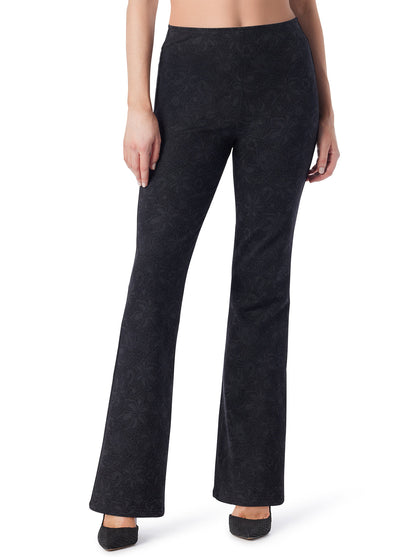 Jessica Simpson Exclusive - Pull on Flare in Black Laced Floral