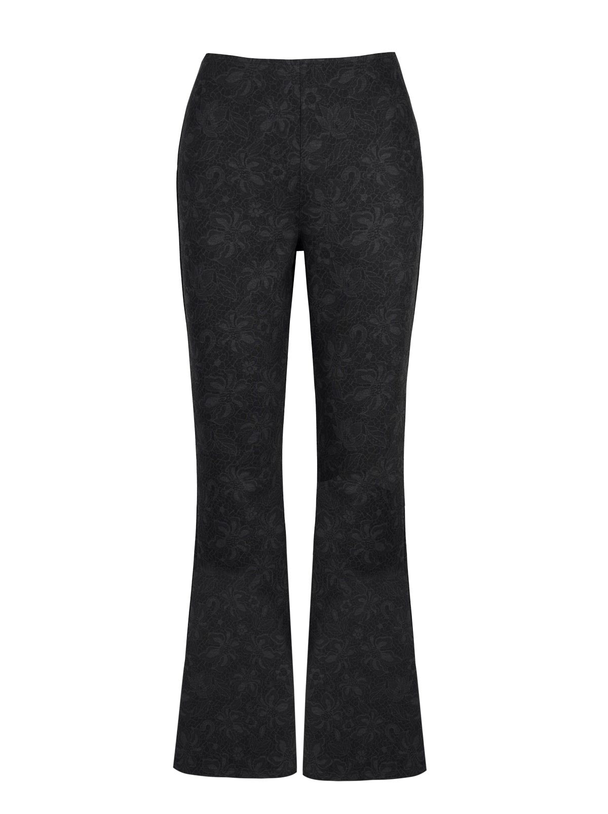 Jessica Simpson Exclusive - Pull on Flare in Black Laced Floral