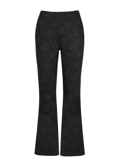 Jessica Simpson Exclusive - Pull on Flare in Black Laced Floral