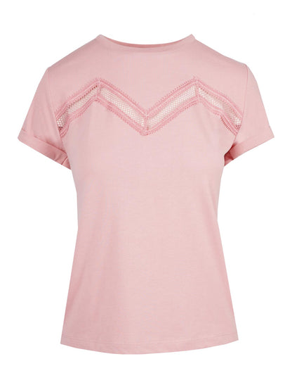 Jessica Simpson Featured - Valeriya Tee in Silver Pink