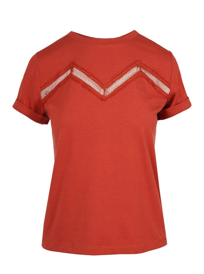 Jessica Simpson Popular - Valeriya Tee in Chili Oil