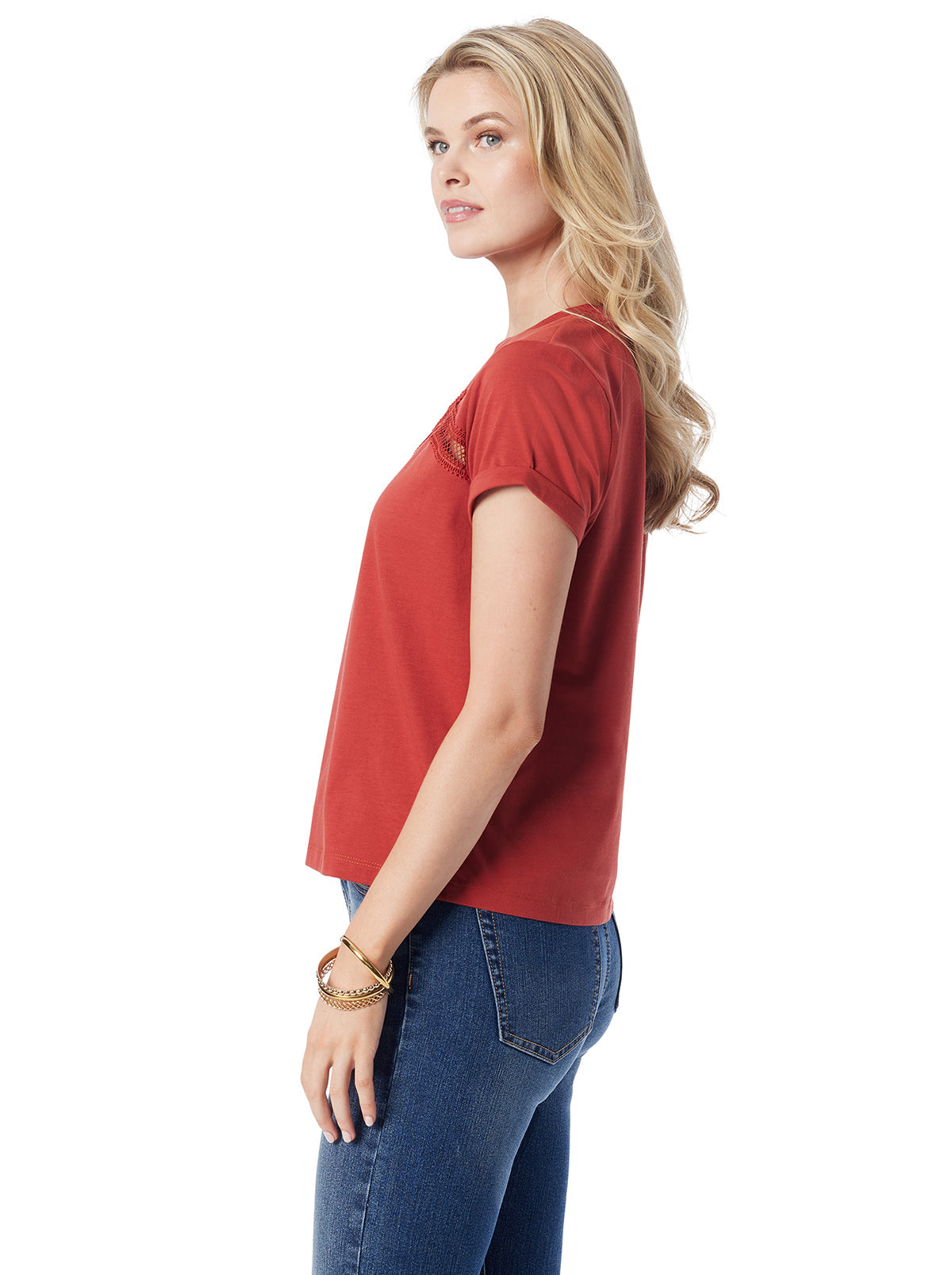 Jessica Simpson Popular - Valeriya Tee in Chili Oil