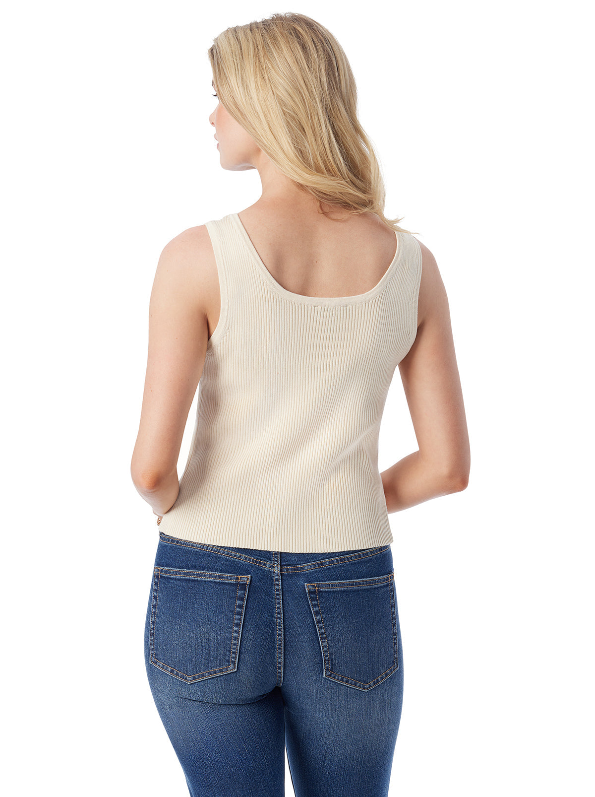 Jessica Simpson Recommended - Johanna Lace Up Tank in Parchment