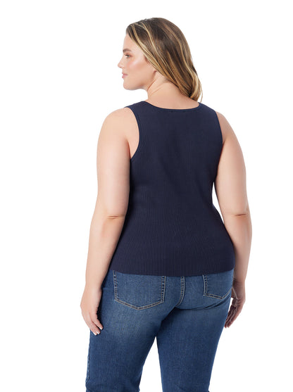 Jessica Simpson Exclusive - Johanna Lace Up Tank in After Midnight
