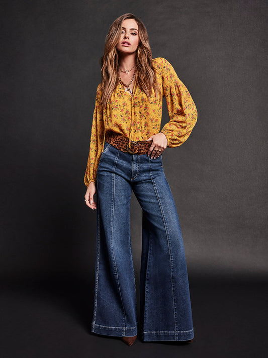 Jessica Simpson Featured - Doris Blouse in Festive Bunches