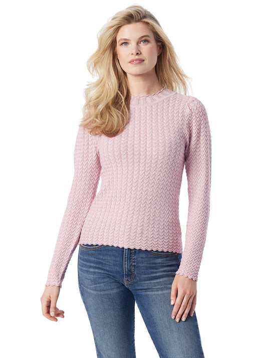 Jessica Simpson Popular - Camilla Sweater in Silver Pink