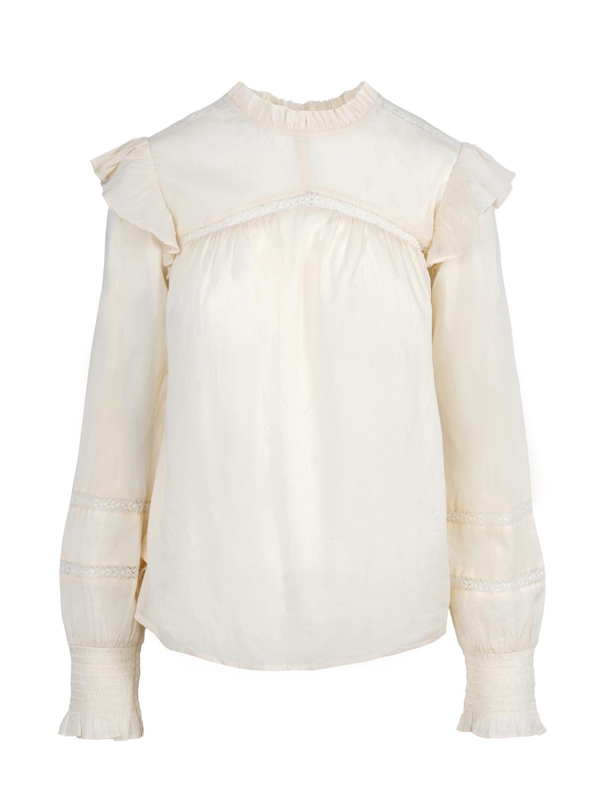 Jessica Simpson Popular - Elsiana Ruffle Top in Parchment