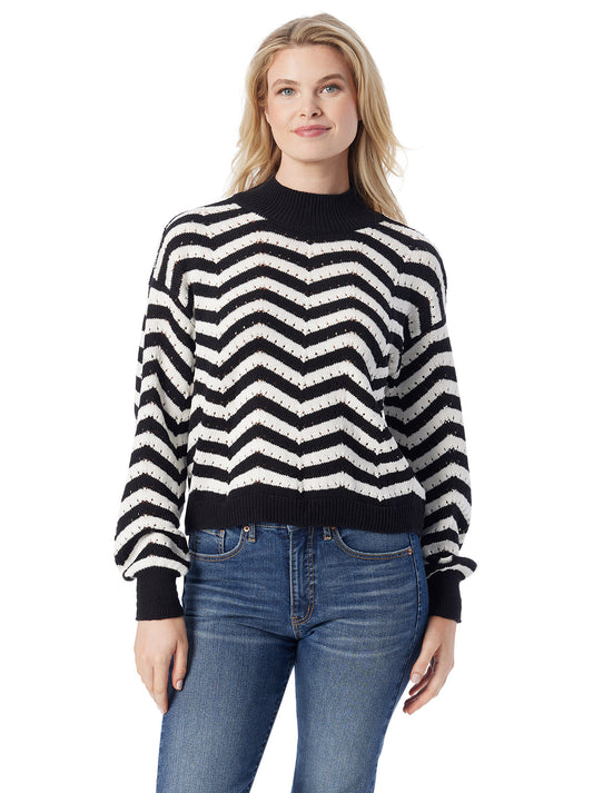 Jessica Simpson Trending - Farai Sweater in Anthracite Combo