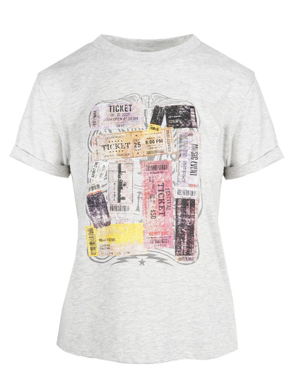 Jessica Simpson Exclusive - Ike Tee in Light Heather Grey