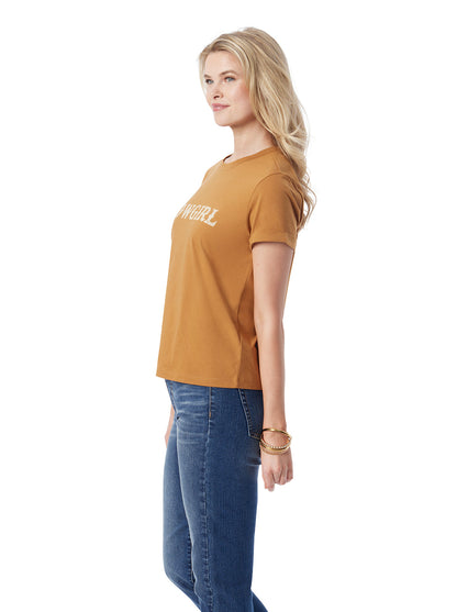Jessica Simpson Featured - Ike Tee in Bone Brown