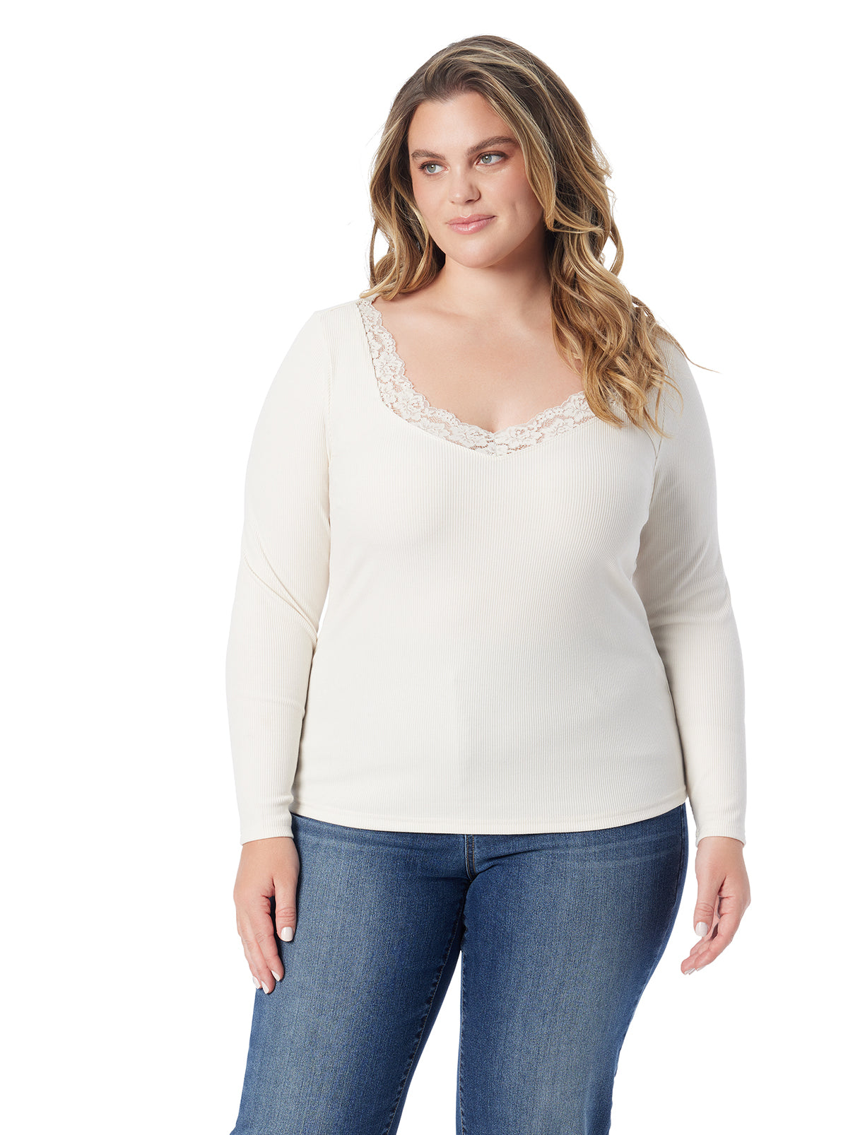 Jessica Simpson Recommended - Laurel Sweetheart Top in Gardenia