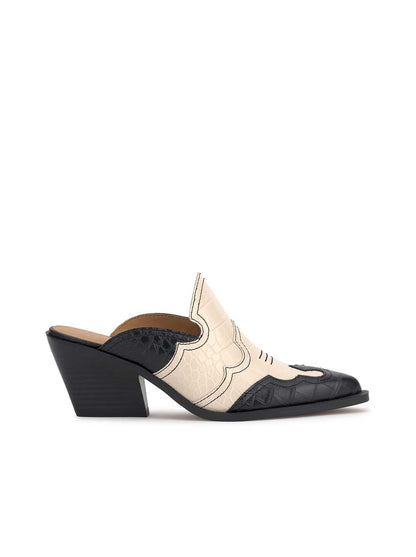 Jessica Simpson Trending - Zurina Heeled Mule in Two-Tone