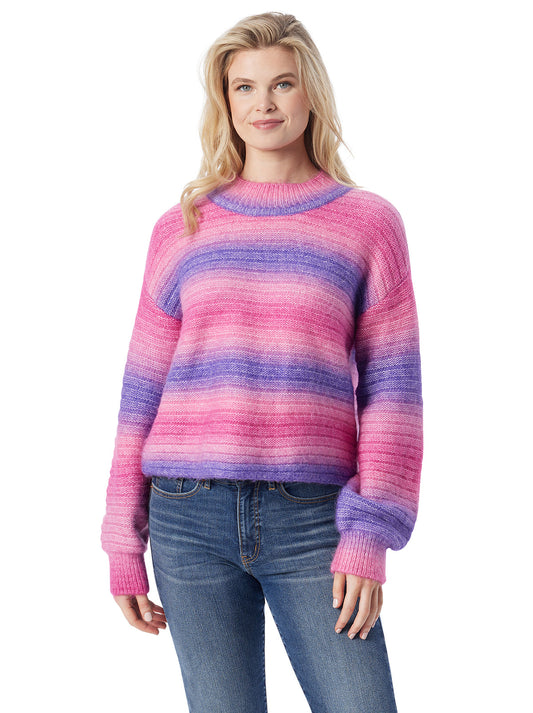 Jessica Simpson Exclusive - Portia Sweater in Royal Purple Combo