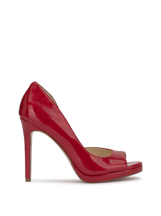 Jessica Simpson Recommended - Kimli Peep Toe Pump in Red Muse