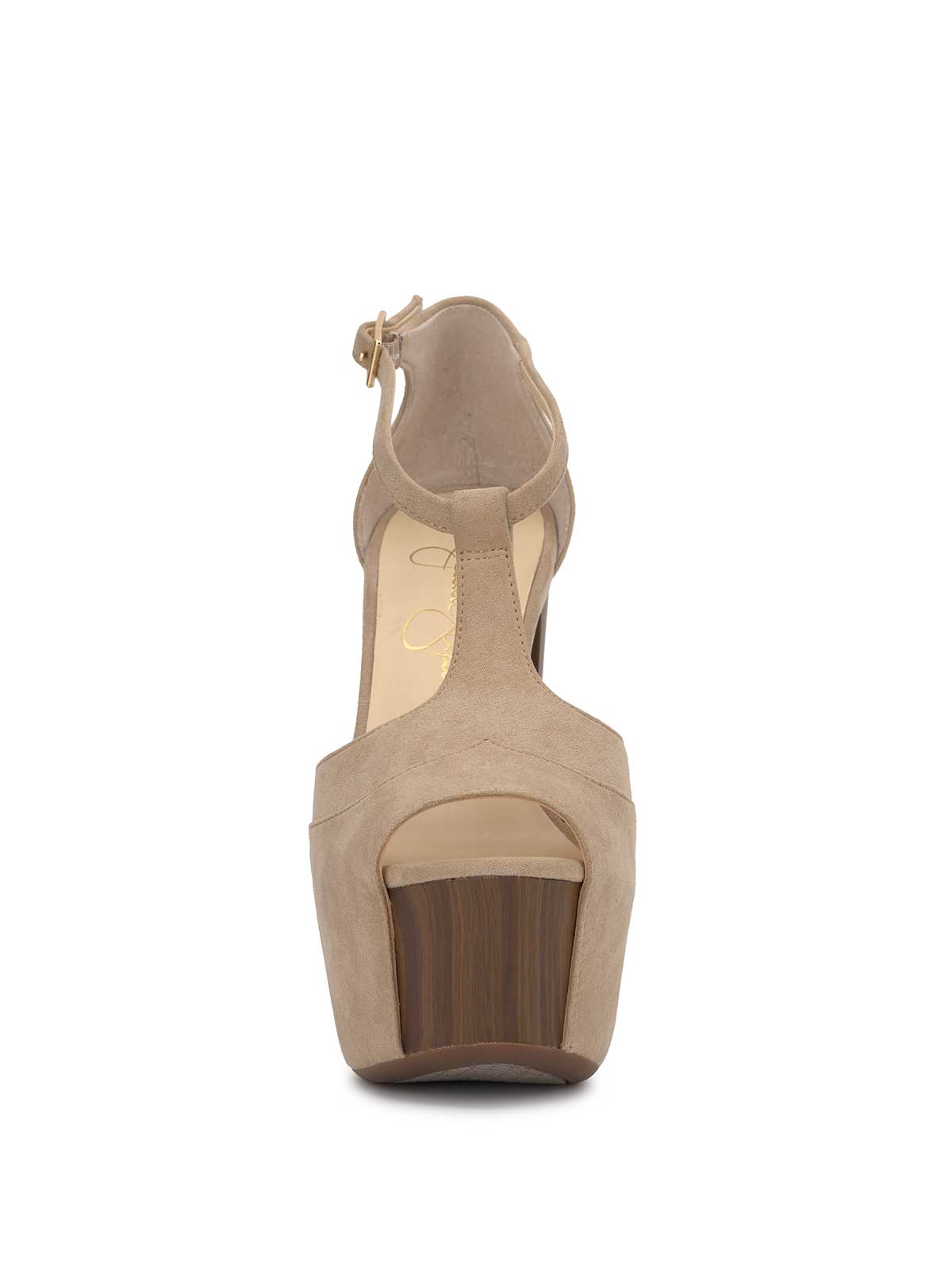 Jessica Simpson Trending - Dany T-Strap Platform Sandal in Almond