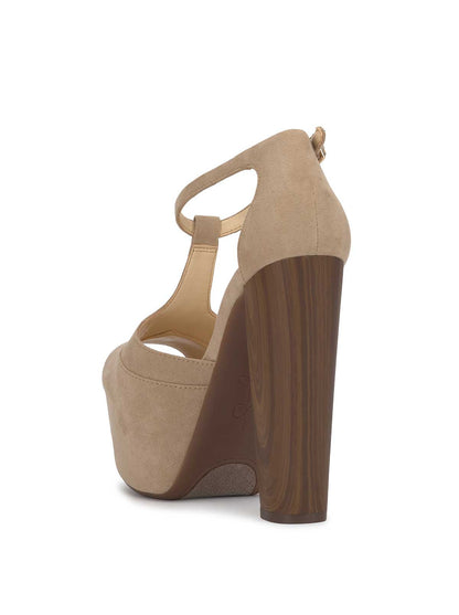 Jessica Simpson Trending - Dany T-Strap Platform Sandal in Almond