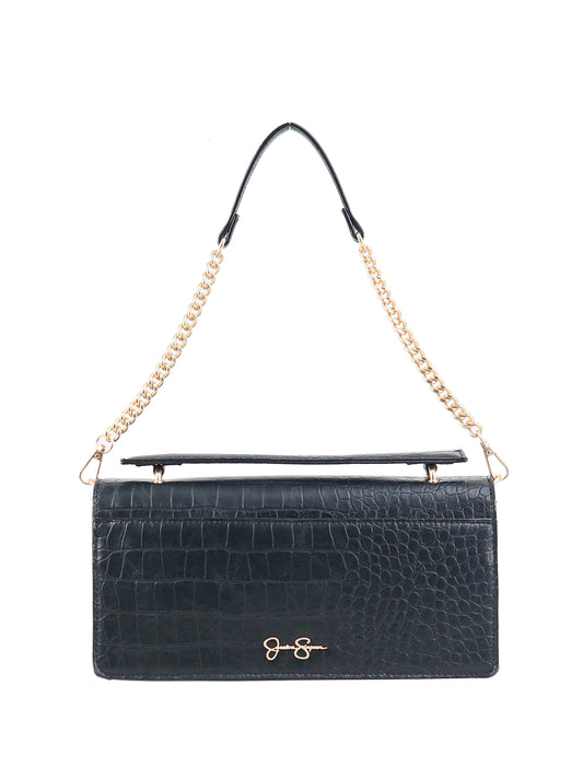 Jessica Simpson Trending - Brooke Clutch in Black Croco