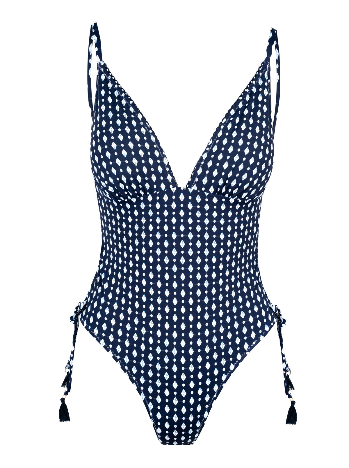 Jessica Simpson Recommended - Drawstring One Piece in Shibori